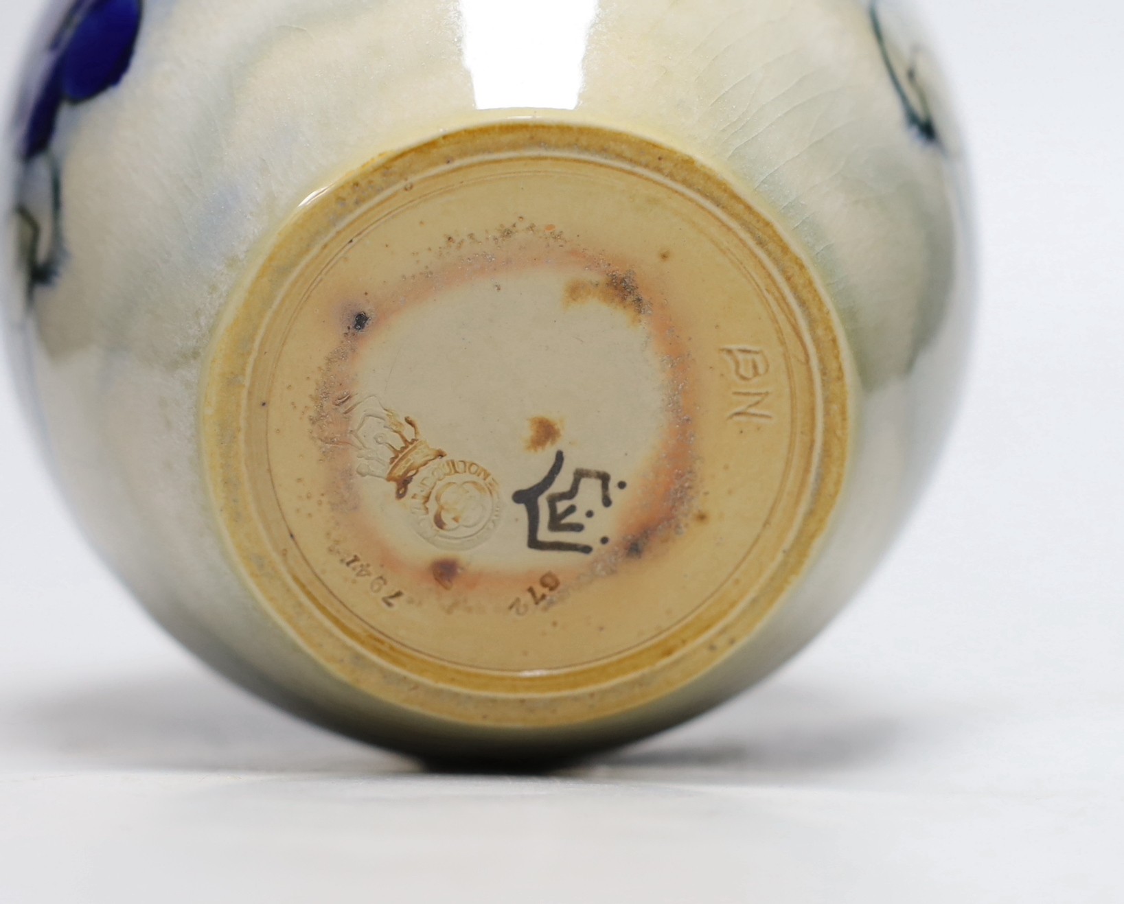 A Doulton Lambeth stoneware jar, 15cms high